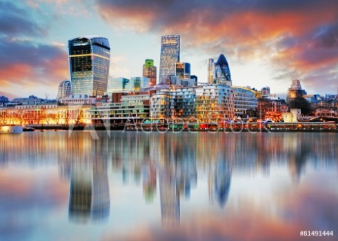 Bild på London skyline